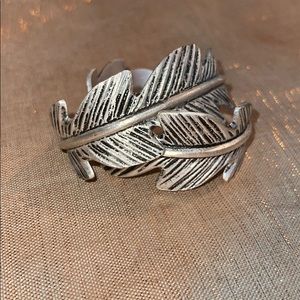 Feather rustic cuff